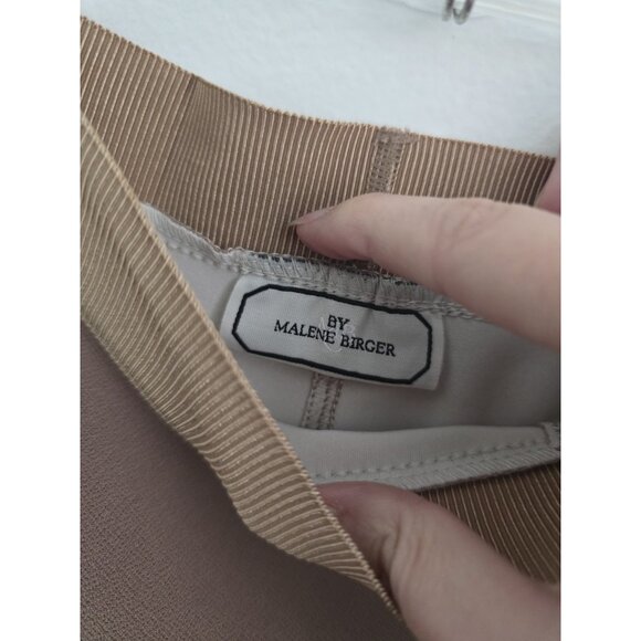 By Malene Birger Poison Tan Straight Stretchy Knee Length Pull On Pencil Skirt M - Picture 5 of 6